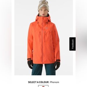 Arc’teryx Rush jacket in Phenom, like new!